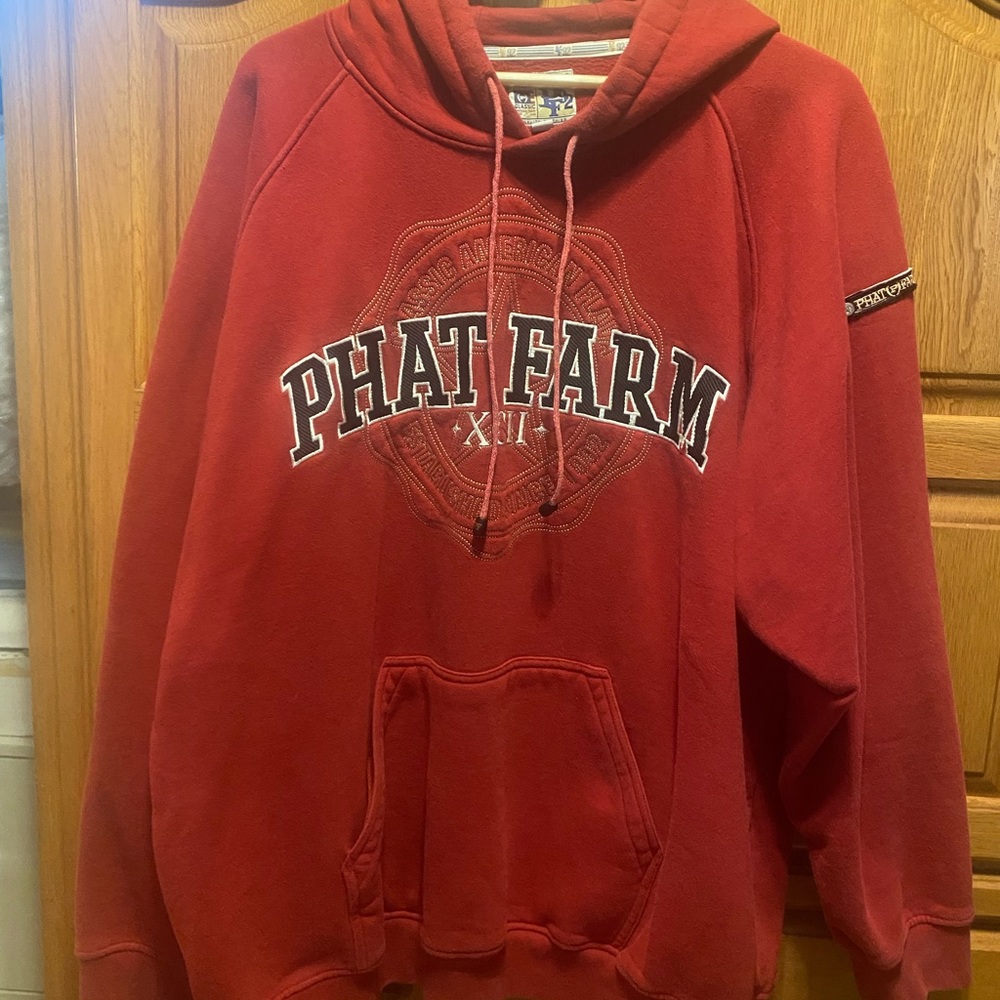 Phat Farm Red Hoodie